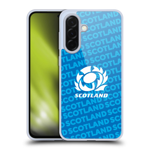 Scotland Rugby Graphics Logo Blue Soft Gel Case for Samsung Galaxy A36 5G