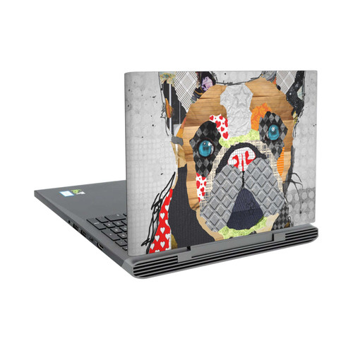 Michel Keck Dogs 3 French Bulldog Vinyl Sticker Skin Decal Cover for Dell Inspiron 15 7000 P65F