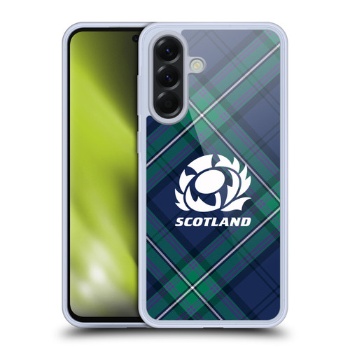 Scotland Rugby Graphics Tartan Oversized Soft Gel Case for Samsung Galaxy A56 5G