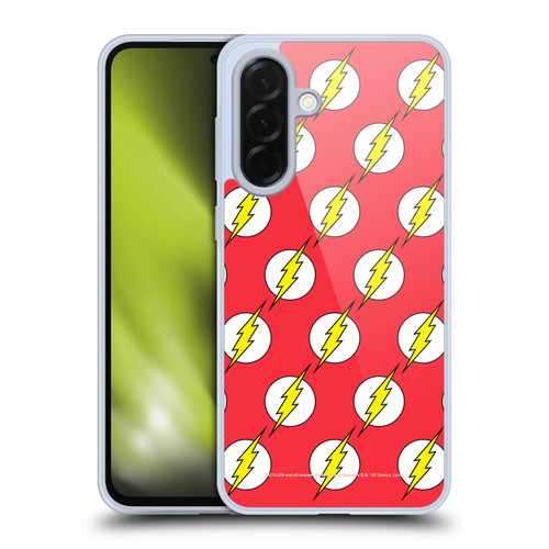 The Flash DC Comics Logo Pattern Soft Gel Case for Samsung Galaxy A36 5G