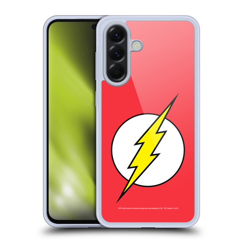The Flash DC Comics Logo Plain Soft Gel Case for Samsung Galaxy A56 5G