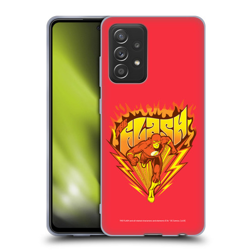 The Flash DC Comics Vintage Fastest Man Soft Gel Case for Samsung Galaxy A52 / A52s / 5G (2021)
