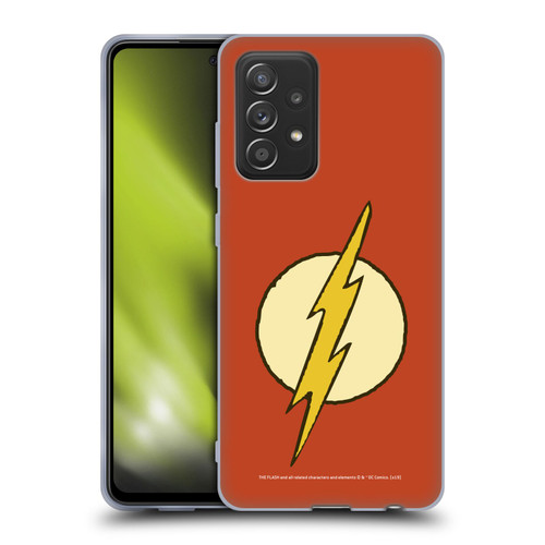 The Flash DC Comics Vintage Logo Soft Gel Case for Samsung Galaxy A52 / A52s / 5G (2021)