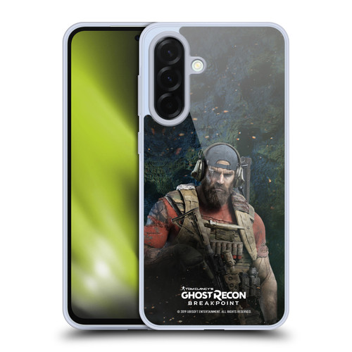 Tom Clancy's Ghost Recon Breakpoint Character Art Logo Soft Gel Case for Samsung Galaxy A36 5G