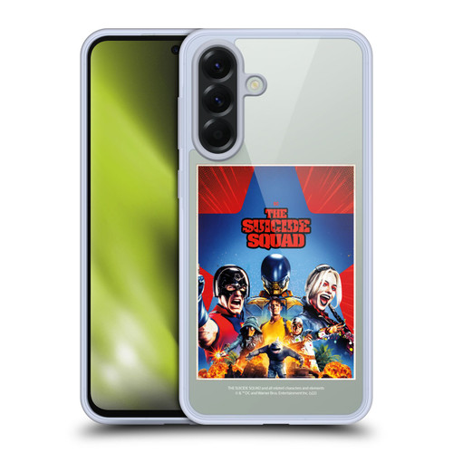 The Suicide Squad 2021 Character Poster Group Soft Gel Case for Samsung Galaxy A56 5G