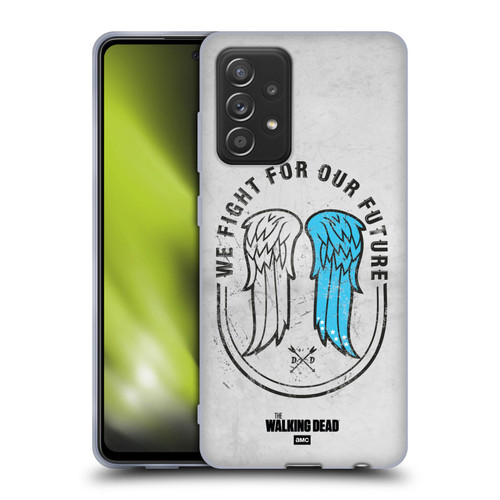 AMC The Walking Dead Daryl Dixon Iconic Wings Soft Gel Case for Samsung Galaxy A52 / A52s / 5G (2021)
