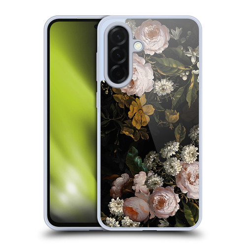 UtArt Antique Flowers Roses And Baby's Breath Soft Gel Case for Samsung Galaxy A36 5G