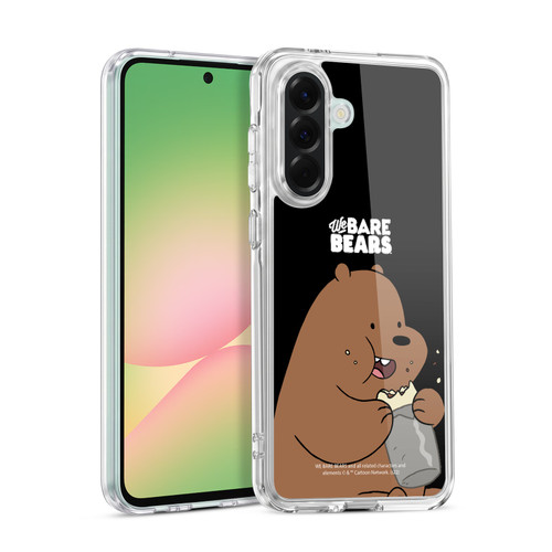 We Bare Bears Character Art Grizzly Soft Gel Case for Samsung Galaxy A56 5G