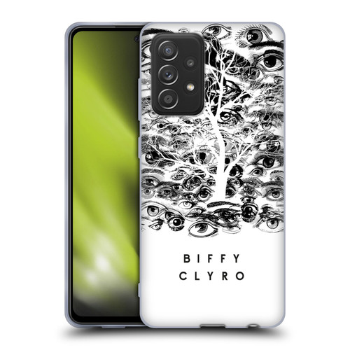 Biffy Clyro Graphics Eyes Soft Gel Case for Samsung Galaxy A52 / A52s / 5G (2021)