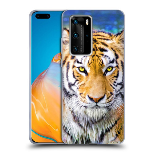 Aimee Stewart Animals Tiger and Lily Soft Gel Case for Huawei P40 Pro / P40 Pro Plus 5G