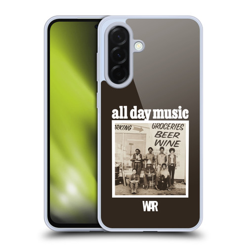 War Graphics All Day Music Album Soft Gel Case for Samsung Galaxy A36 5G