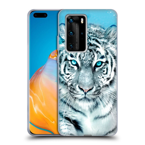Aimee Stewart Animals White Tiger Soft Gel Case for Huawei P40 Pro / P40 Pro Plus 5G