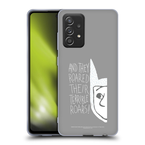 Where the Wild Things Are Literary Graphics Terrible Roars Soft Gel Case for Samsung Galaxy A52 / A52s / 5G (2021)