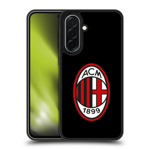 AC Milan Crest Full Colour Black Gel Armour Case For Samsung Galaxy A36 5G