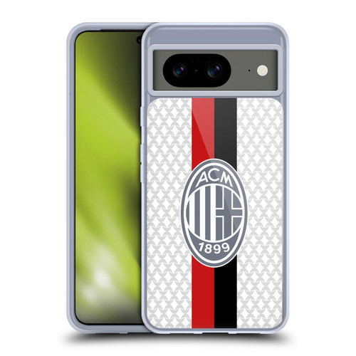 AC Milan 2023/24 Crest Kit Away Soft Gel Case for Google Pixel 8