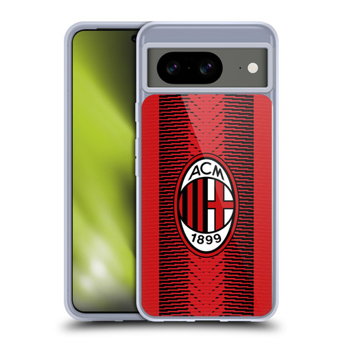 AC Milan 2023/24 Crest Kit Home Soft Gel Case for Google Pixel 8