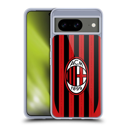 AC Milan 2024/25 Crest Kit Home Soft Gel Case for Google Pixel 8
