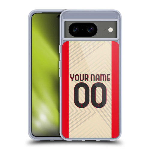 Custom Customised Personalised AC Milan 2021/22 Kit Away Soft Gel Case for Google Pixel 8