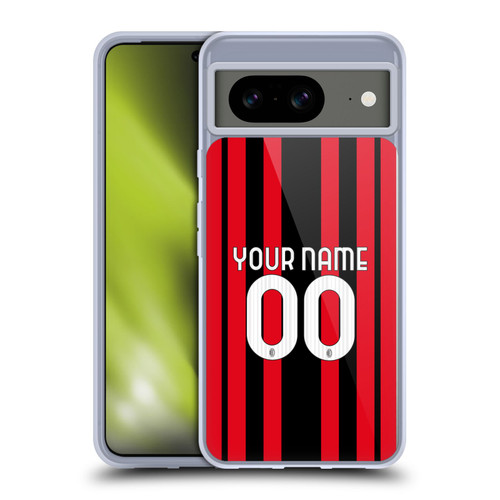 Custom Customised Personalised AC Milan 2021/22 Kit Home Soft Gel Case for Google Pixel 8