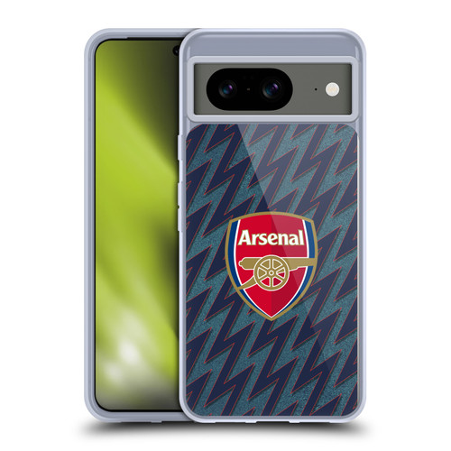 Arsenal FC 2021/22 Crest Kit Third Soft Gel Case for Google Pixel 8