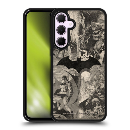Batman DC Comics Hush Logo Collage Distressed Gel Armour Case For Samsung Galaxy A35 5G