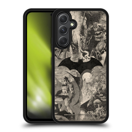 Batman DC Comics Hush Logo Collage Distressed Gel Armour Case For Samsung Galaxy A54 5G