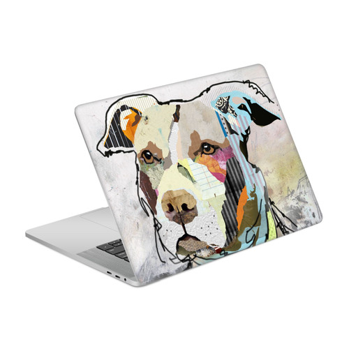 Michel Keck Dogs 3 Pit Bull Vinyl Sticker Skin Decal Cover for Apple MacBook Pro 15.4" A1707/A1990