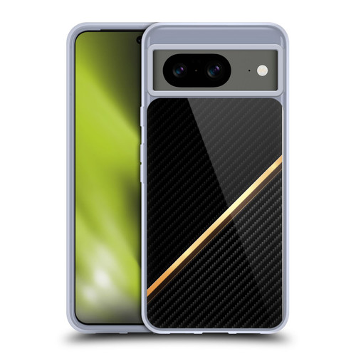 Alyn Spiller Carbon Fiber Gold Soft Gel Case for Google Pixel 8