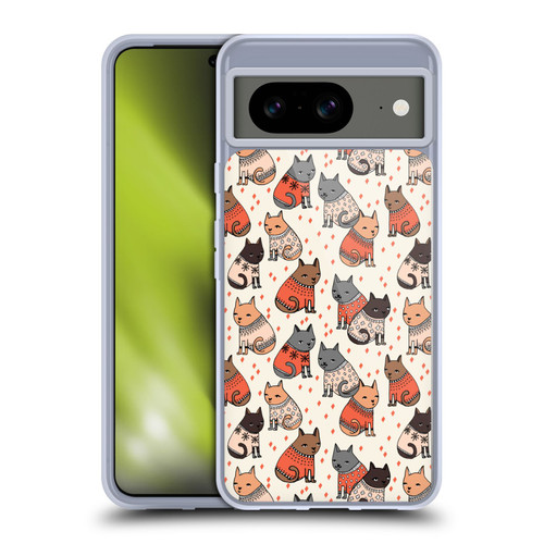 Andrea Lauren Design Animals Cozy Cats Soft Gel Case for Google Pixel 8
