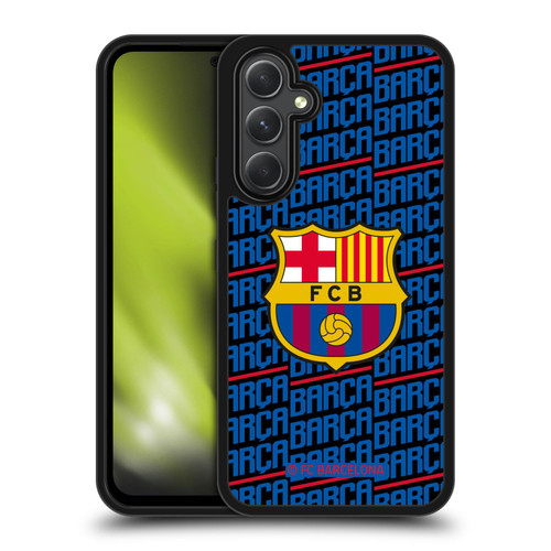 FC Barcelona Crest Patterns Barca Gel Armour Case For Samsung Galaxy A54 5G