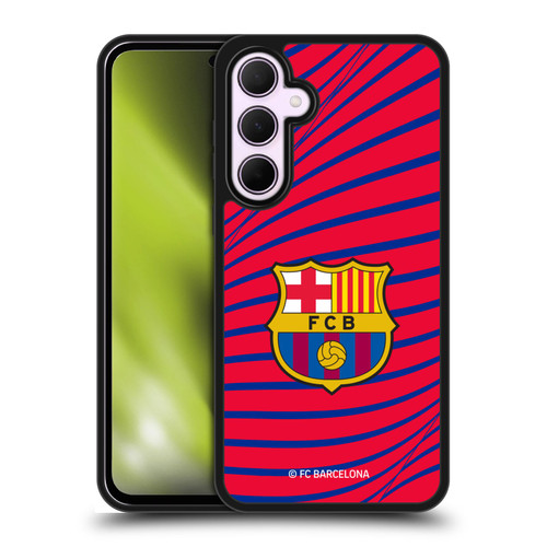 FC Barcelona Graphics Texture Gel Armour Case For Samsung Galaxy A35 5G