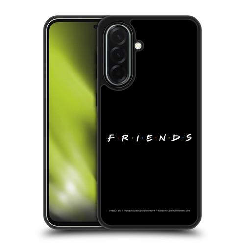 Friends TV Show Logos Black Gel Armour Case For Samsung Galaxy A36 5G