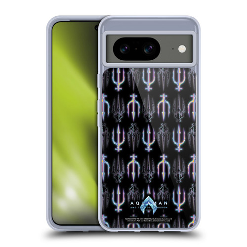 Aquaman And The Lost Kingdom Graphics Trident Pattern Soft Gel Case for Google Pixel 8