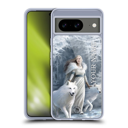 Custom Customised Personalised Anne Stokes Art Winter Guardians Soft Gel Case for Google Pixel 8