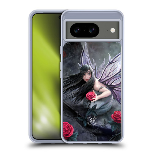 Anne Stokes Dark Hearts Rose Fairy Soft Gel Case for Google Pixel 8