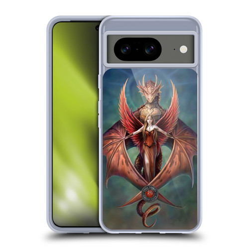 Anne Stokes Dragon Friendship Copperwings Soft Gel Case for Google Pixel 8