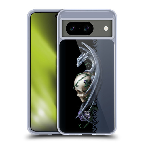Anne Stokes Dragons 2 Skull And Rose Soft Gel Case for Google Pixel 8