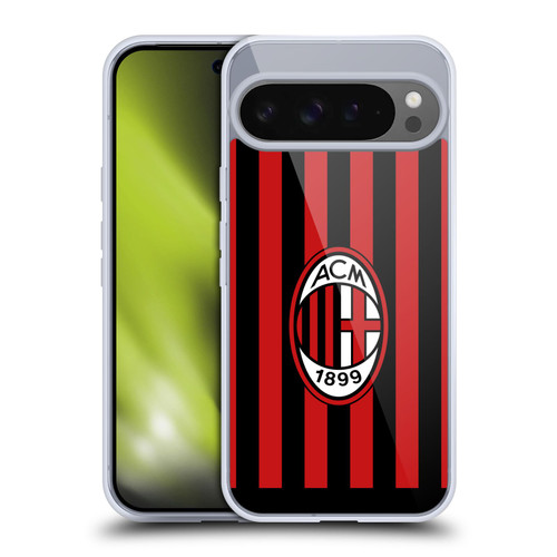 AC Milan 2022/23 Home Kit Soft Gel Case for Google Pixel 9 Pro XL