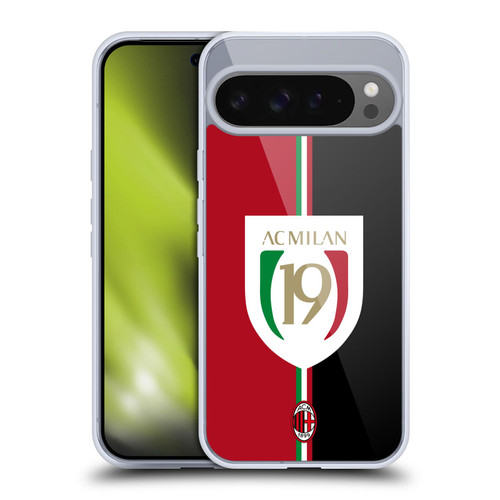 AC Milan 2022/23 Scudetto Champions Soft Gel Case for Google Pixel 9 Pro XL