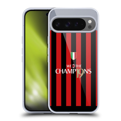AC Milan 2022/23 Scudetto Home Kit Champions Soft Gel Case for Google Pixel 9 Pro XL