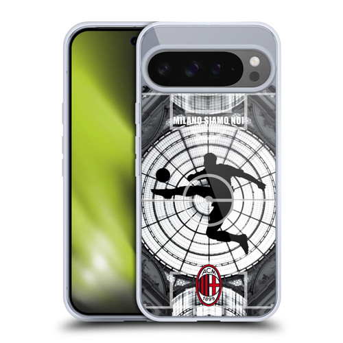 AC Milan Adults Milano Siamo Noi Soft Gel Case for Google Pixel 9 Pro XL