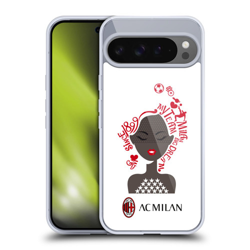 AC Milan Children I Love My Team Soft Gel Case for Google Pixel 9 Pro XL