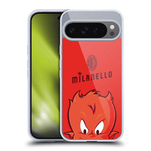 AC Milan Children Milanello Soft Gel Case for Google Pixel 9 Pro XL