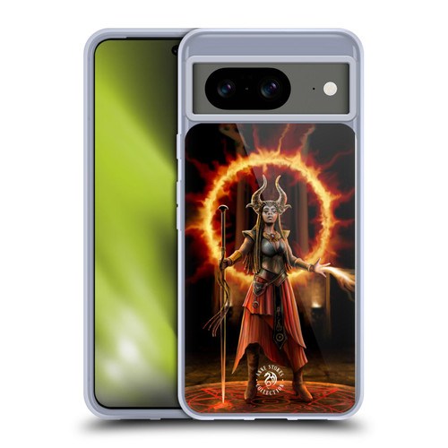 Anne Stokes Female Elementals Fire Soft Gel Case for Google Pixel 8