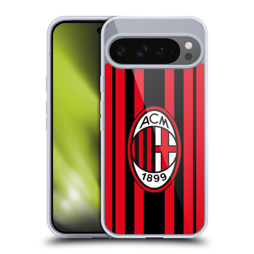 AC Milan 2021/22 Crest Kit Home Soft Gel Case for Google Pixel 9 Pro XL