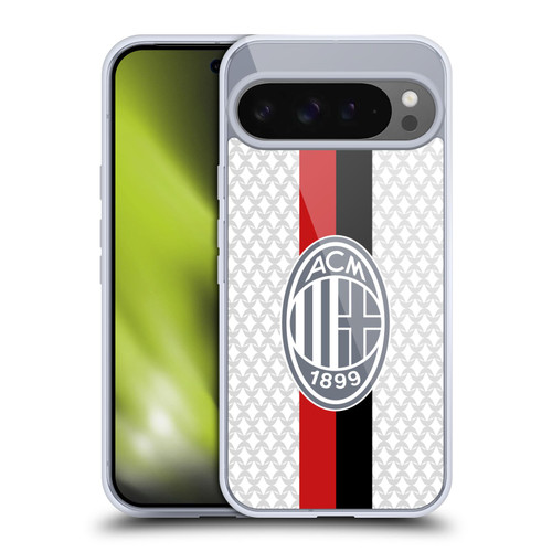 AC Milan 2023/24 Crest Kit Away Soft Gel Case for Google Pixel 9 Pro XL