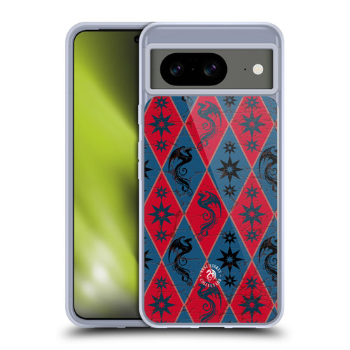 Anne Stokes Fire Tribal Heraldry Soft Gel Case for Google Pixel 8