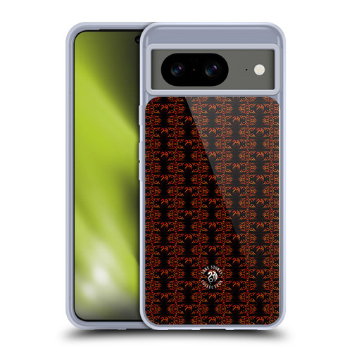 Anne Stokes Fire Tribal Motif Dragon Pattern Soft Gel Case for Google Pixel 8