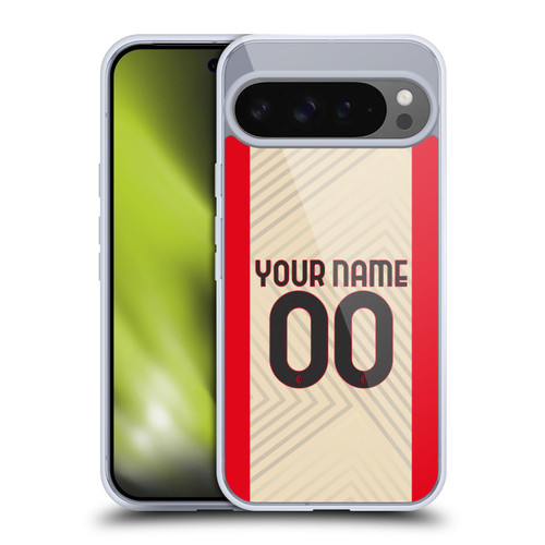 Custom Customised Personalised AC Milan 2021/22 Kit Away Soft Gel Case for Google Pixel 9 Pro XL