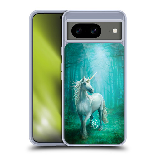 Anne Stokes Mythical Creatures Forest Unicorn Soft Gel Case for Google Pixel 8